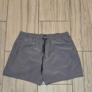 Huk Charcoal Swim Shorts